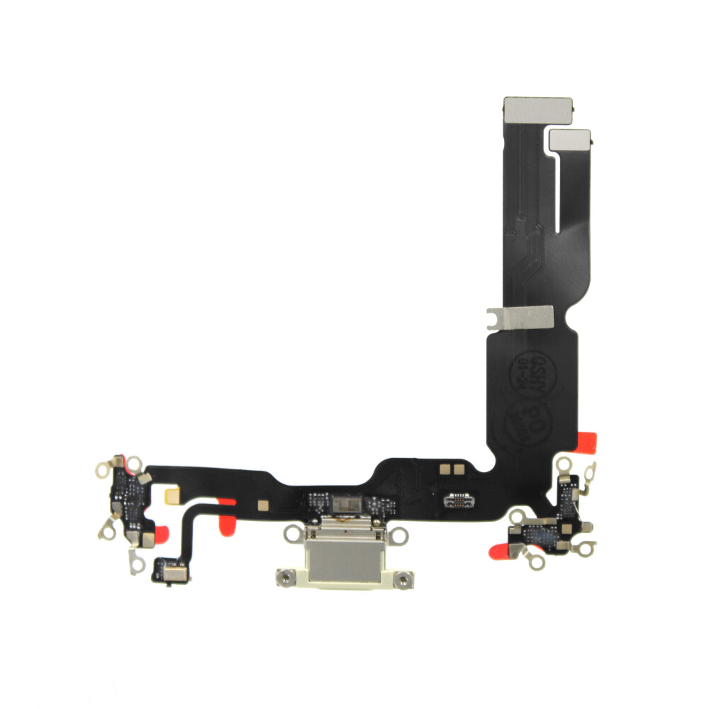Nabíjecí port Flex pro iPhone 15 Plus, žlutý