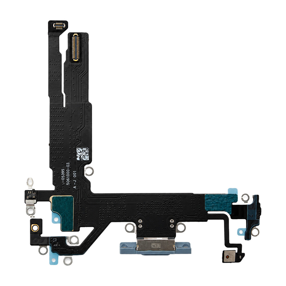 Nabíjecí port Flex pro iPhone 17 v barvě mlhavě modré