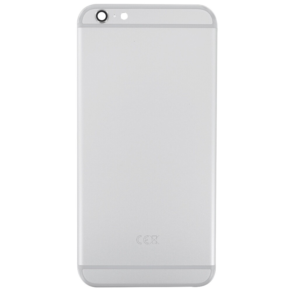 Náhradní zadní kryt pro iPhone 6 Plus, stříbrný (bez loga)