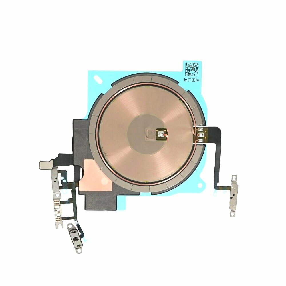 NFC/bezdrátová nabíjecí cívka + ohebný kabel pro napájení a ovládání hlasitosti pro iPhone 13 Pro Max