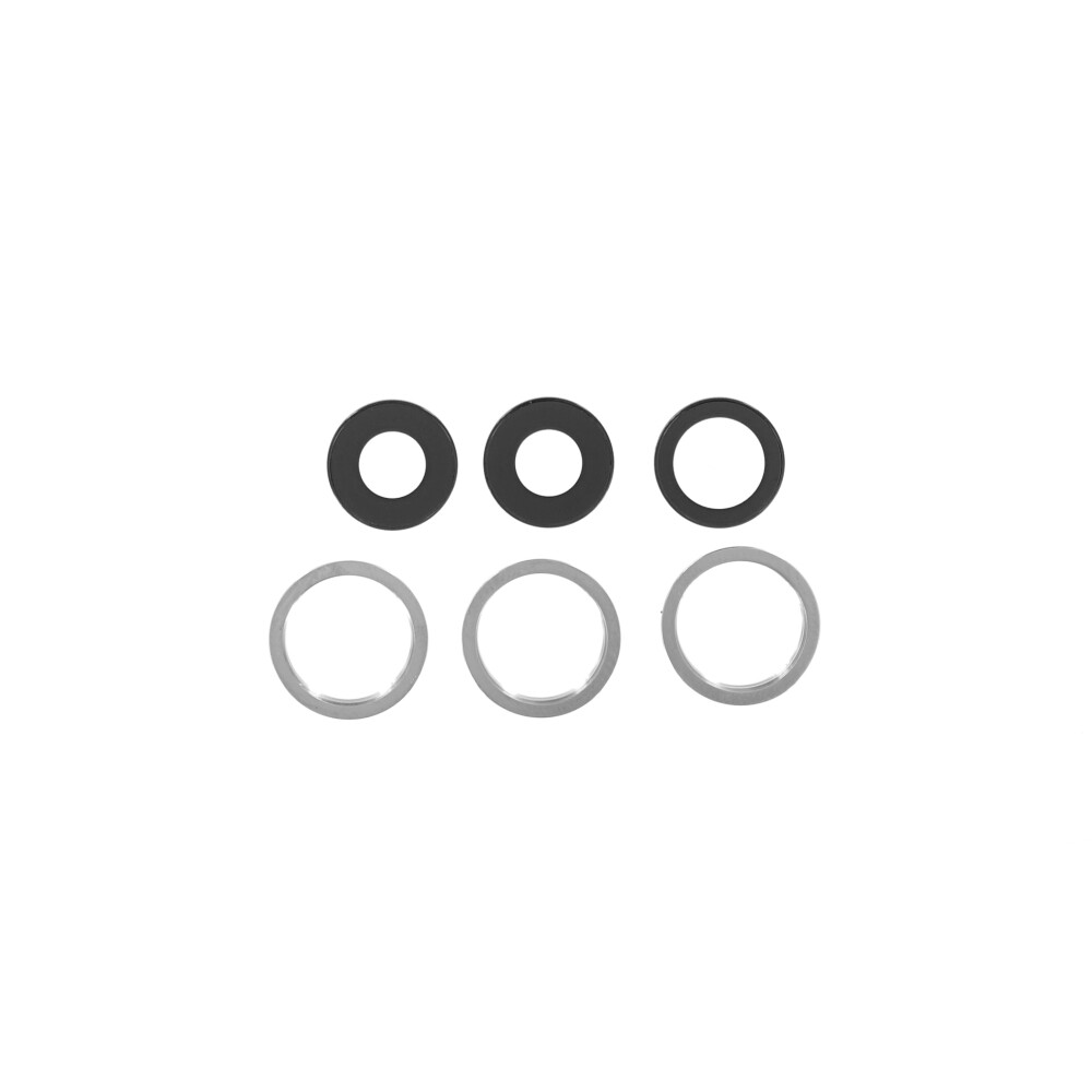 Objektiv zadního fotoaparátu s rámečkem pro iPhone 11 Pro, bílý