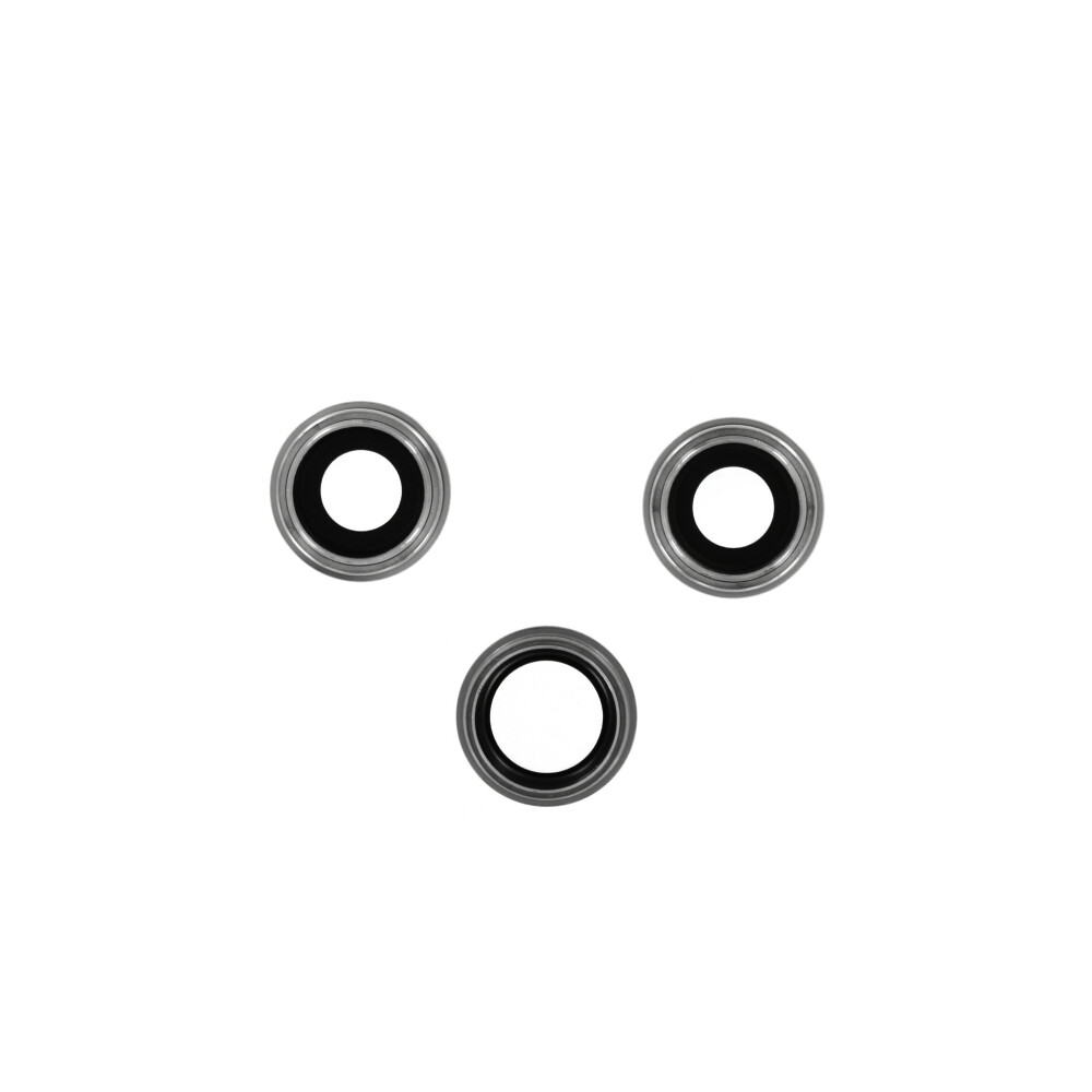 Objektiv zadního fotoaparátu s rámečkem pro iPhone 15 Pro Max, bílý titan