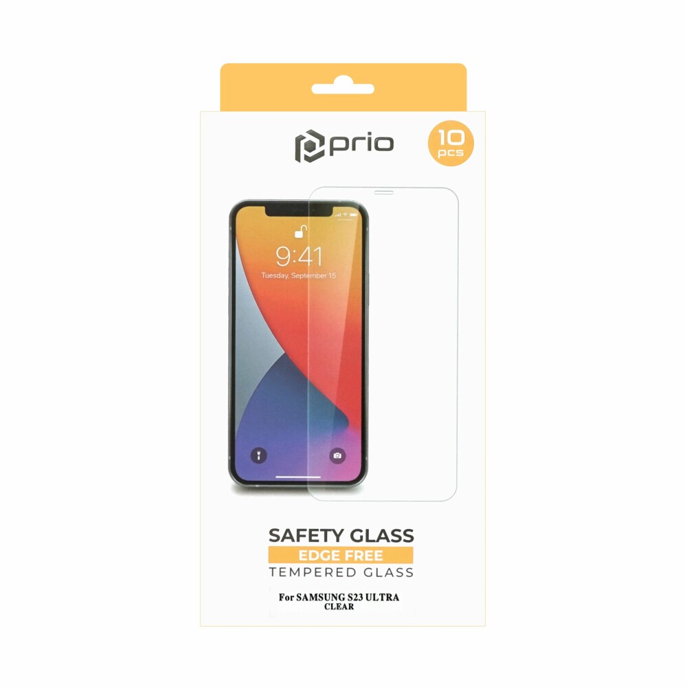 Ochranná fólie Prio z tvrzeného skla 10x pro Samsung S23 Ultra – čirá