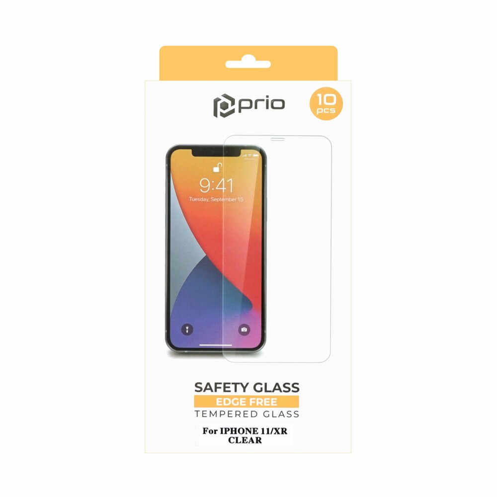 Ochranná fólie z tvrzeného skla prio 10x pro iPhone 11 / XR, čirá