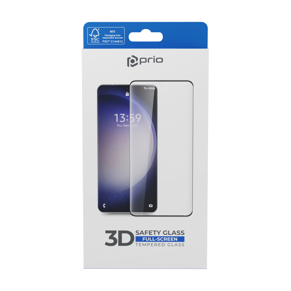Ochranná fólie z tvrzeného skla prio 3D pro Samsung A15 5G/A15, černá