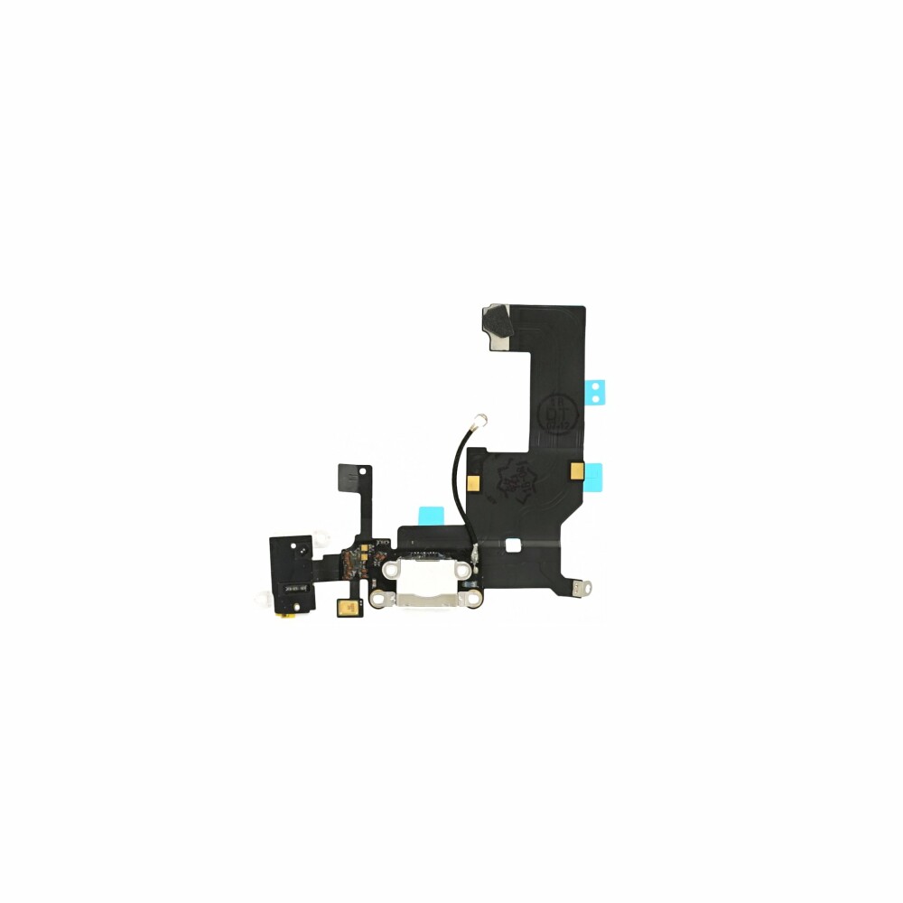 Ohebný kabel s nabíjecím konektorem pro iPhone 5, bílý