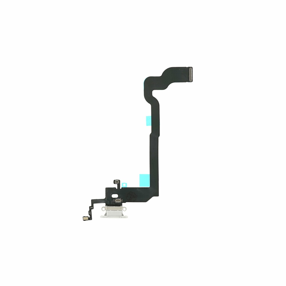Ohebný nabíjecí kabel pro iPhone X, bílý