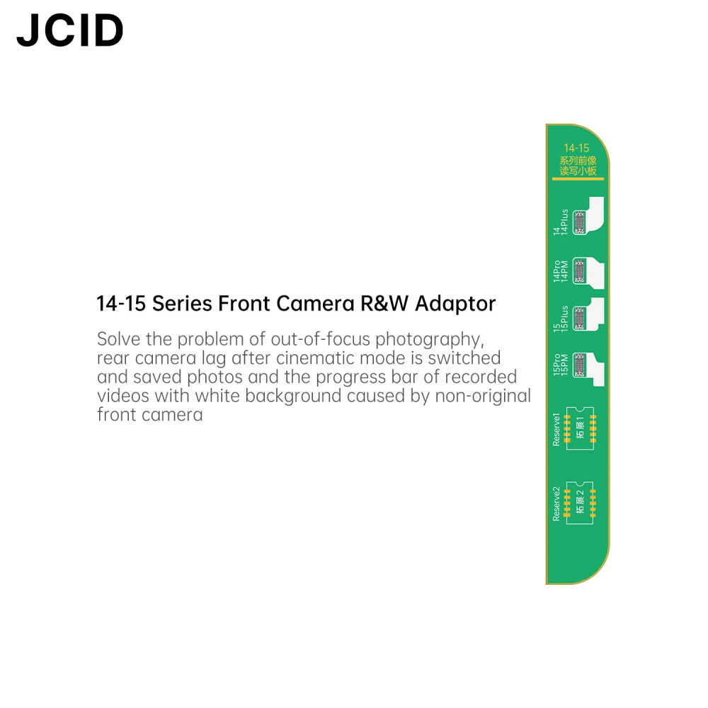 Opravný adaptér pro přední fotoaparát JCID V1SE / V1S Pro / V1S Plus pro modely řady 14–15