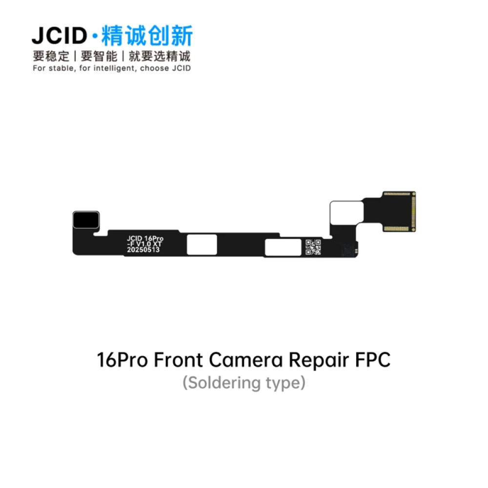 Opravný kabel FPC / Flex přední kamery JCID (vestavěný) pro iPhone 16 Pro (vyžaduje pájení)