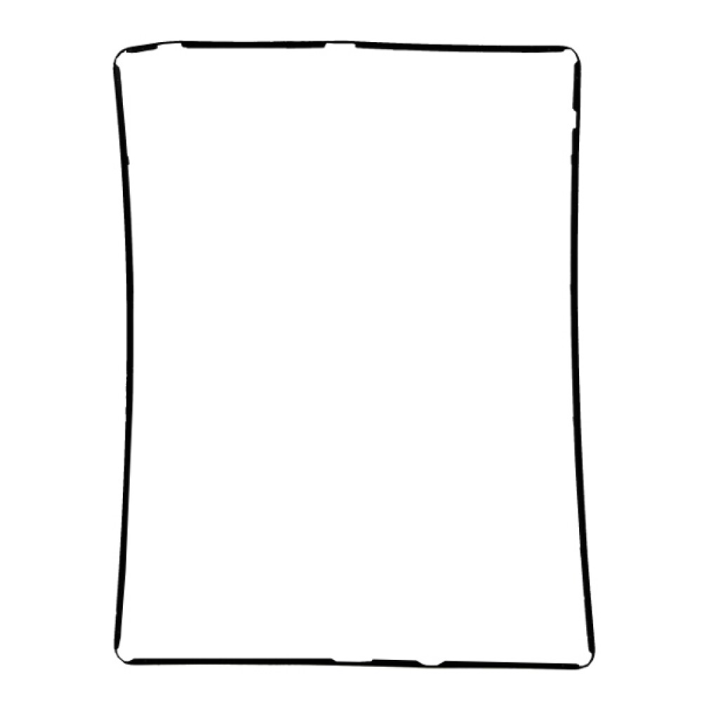 Plastový rámeček pro iPad 3/4, černý