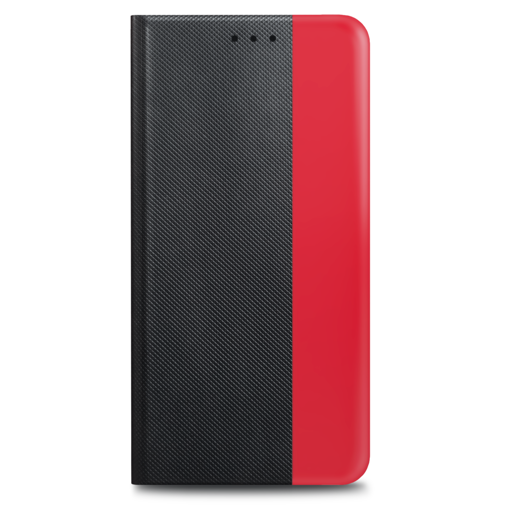 Pouzdro Prio Book Case Fashion pro iPhone 11 Pro Max, černé a červené