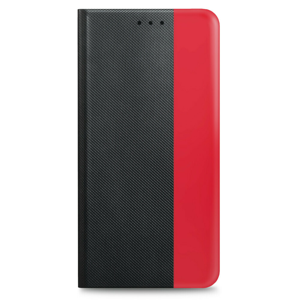 Pouzdro Prio Book Case Fashion pro iPhone 14, černé a červené