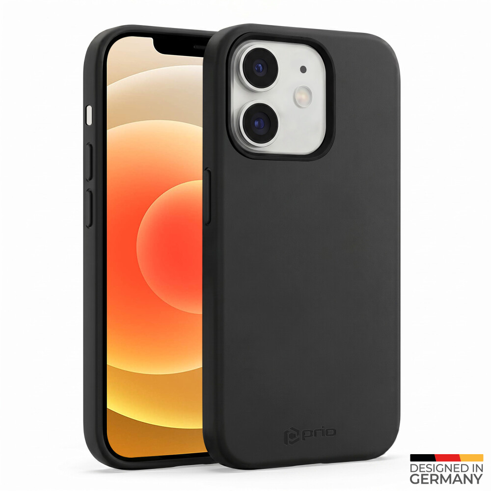 Pouzdro prio z tekutého silikonu MAG pro iPhone 12/12 Pro, černé