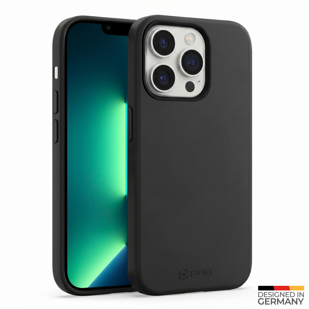 Pouzdro prio z tekutého silikonu MAG pro iPhone 13 Pro, černé