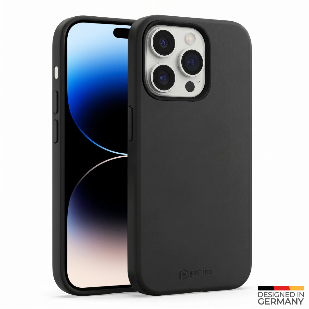 Pouzdro prio z tekutého silikonu MAG pro iPhone 14 Pro, černé
