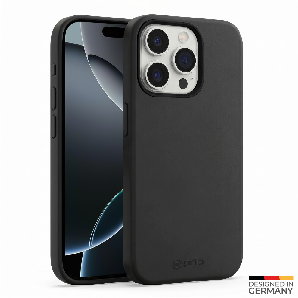 Pouzdro prio z tekutého silikonu MAG pro iPhone 16 Pro Max (6,9 palce), černé