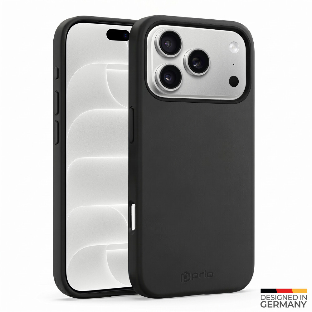 Pouzdro prio z tekutého silikonu MAG pro iPhone 18 Pro / 17 Pro, černé