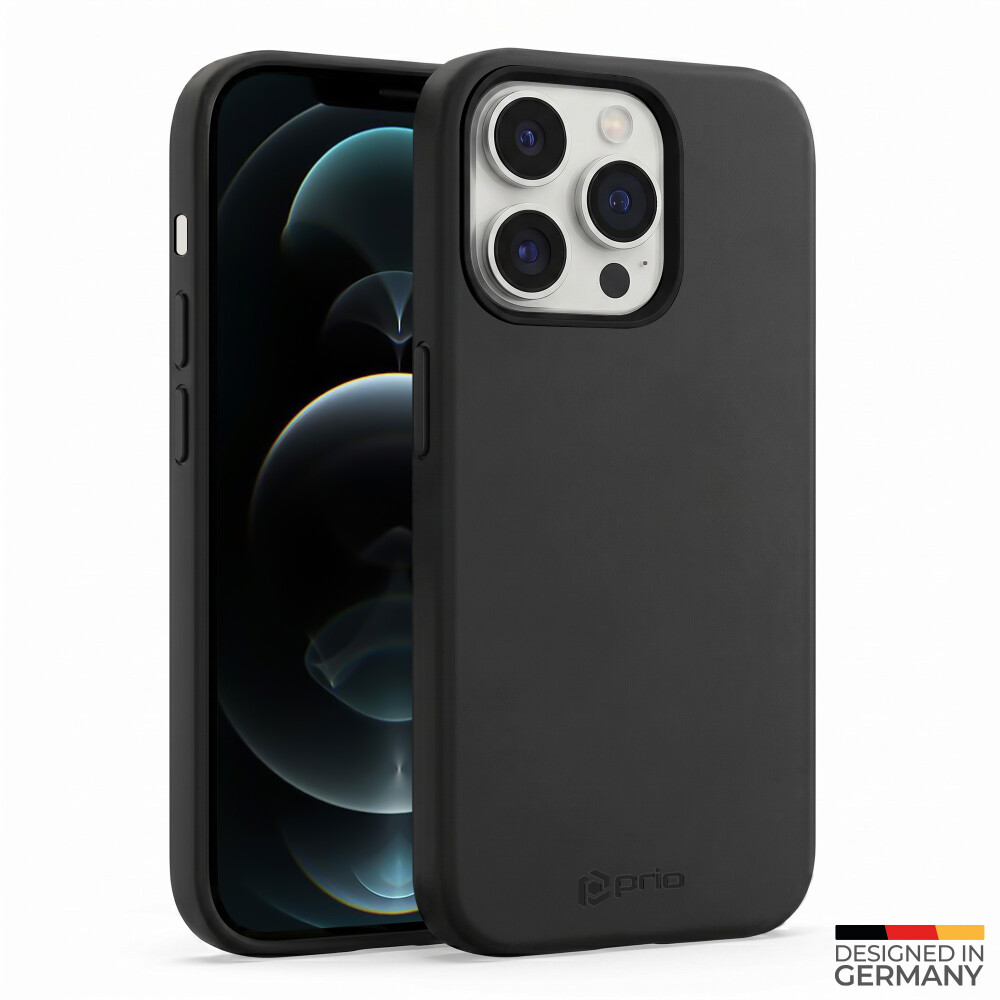 Pouzdro prio z tekutého silikonu pro iPhone 12 Pro Max, černé