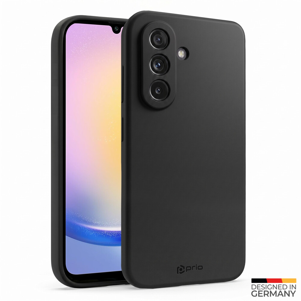 Pouzdro prio z tekutého silikonu pro Samsung A34, černé