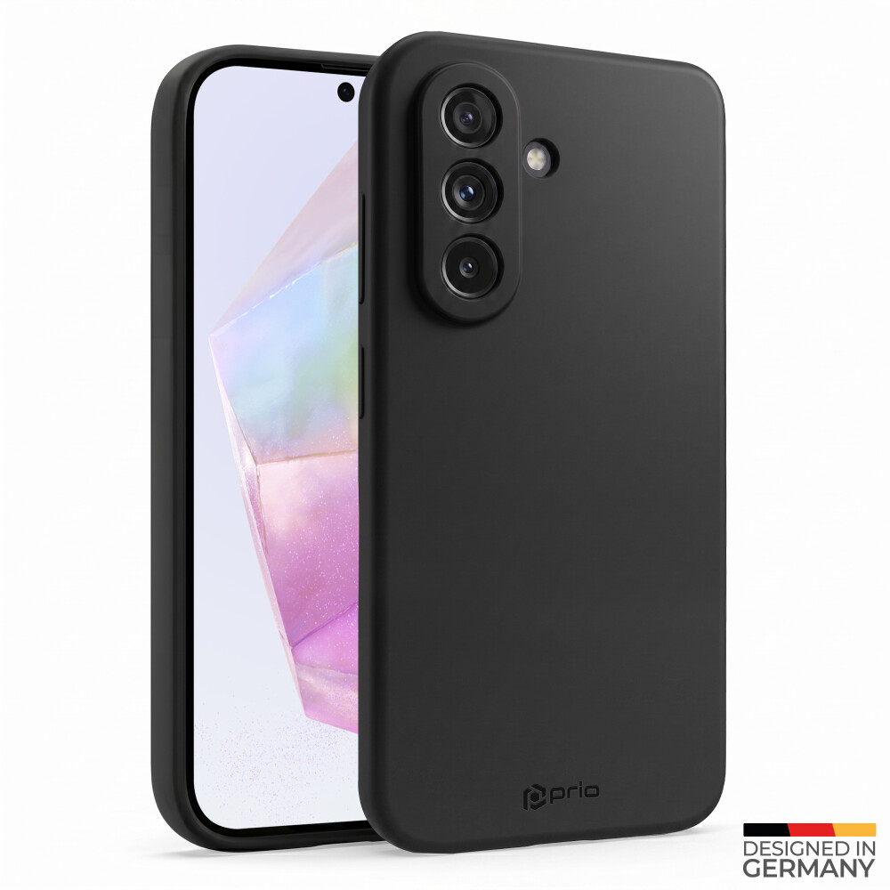 Pouzdro prio z tekutého silikonu pro Samsung A35, černé