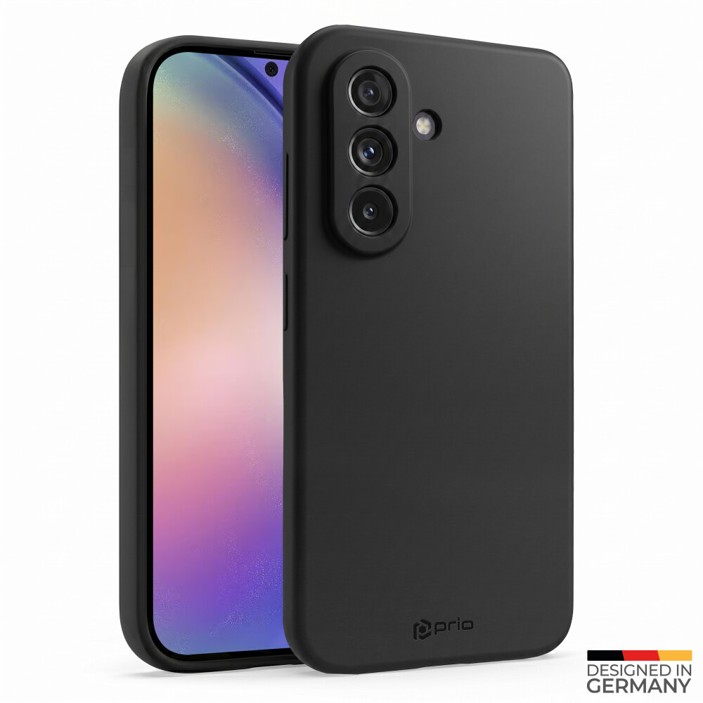 Pouzdro prio z tekutého silikonu pro Samsung A54 5G, černé