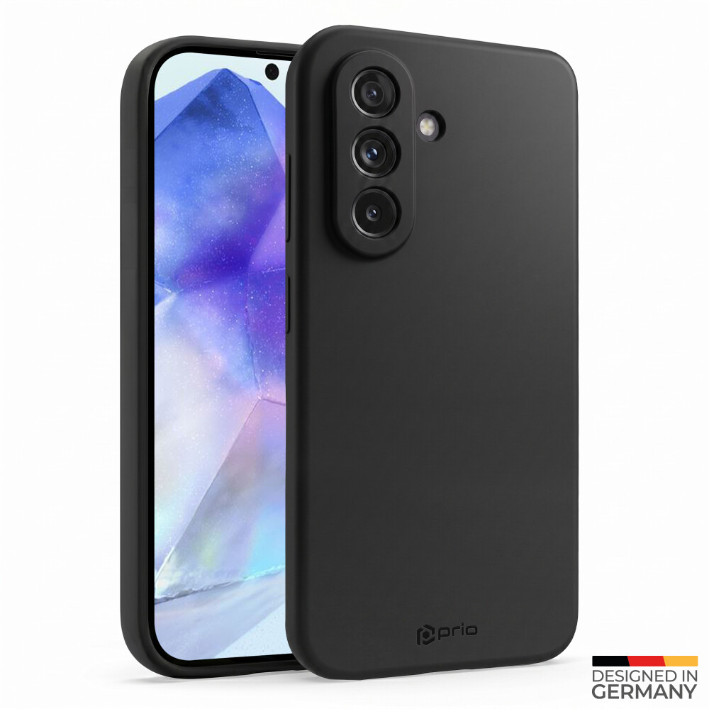 Pouzdro prio z tekutého silikonu pro Samsung A55, černé
