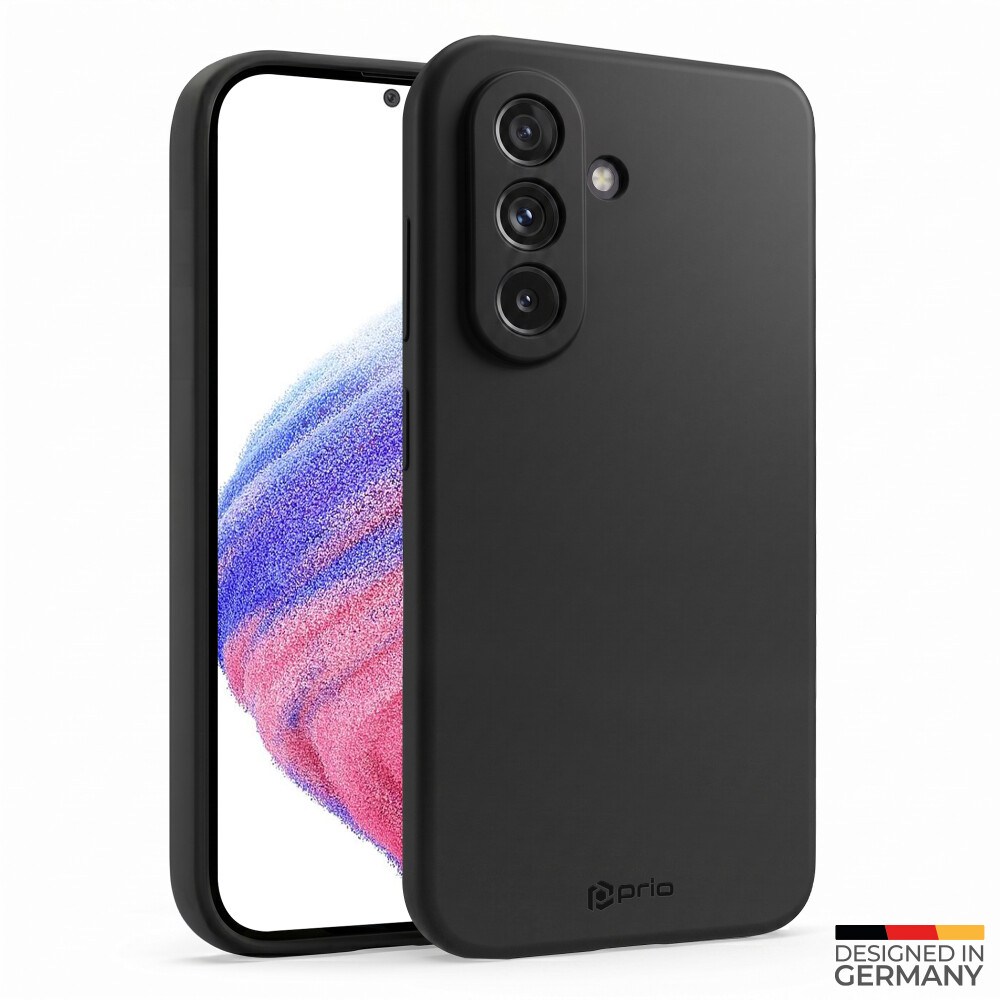 Pouzdro prio z tekutého silikonu pro Samsung S22+, černé