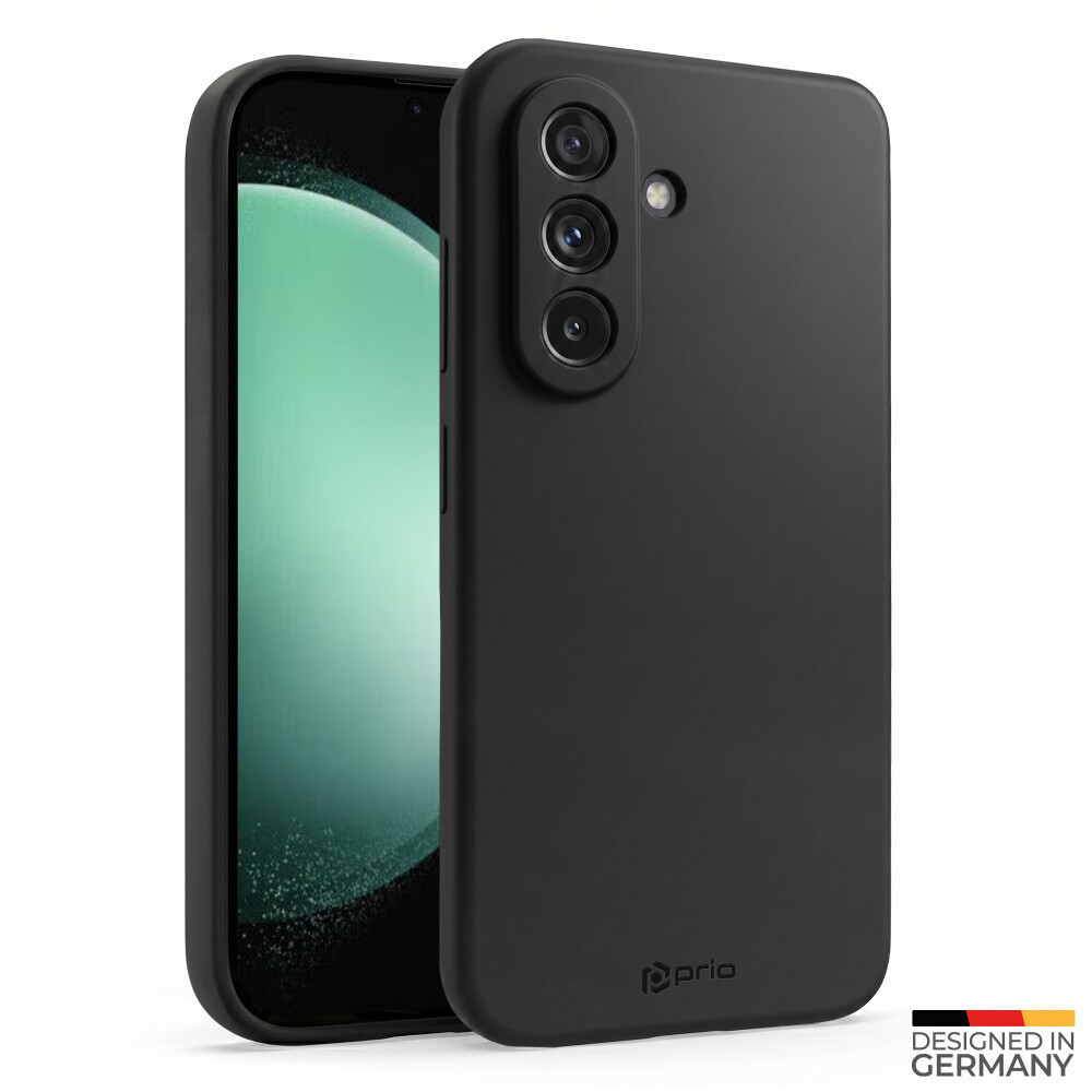Pouzdro prio z tekutého silikonu pro Samsung S23+, černé