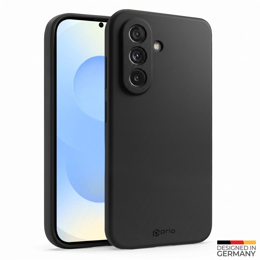 Pouzdro prio z tekutého silikonu pro Samsung S25+, černé