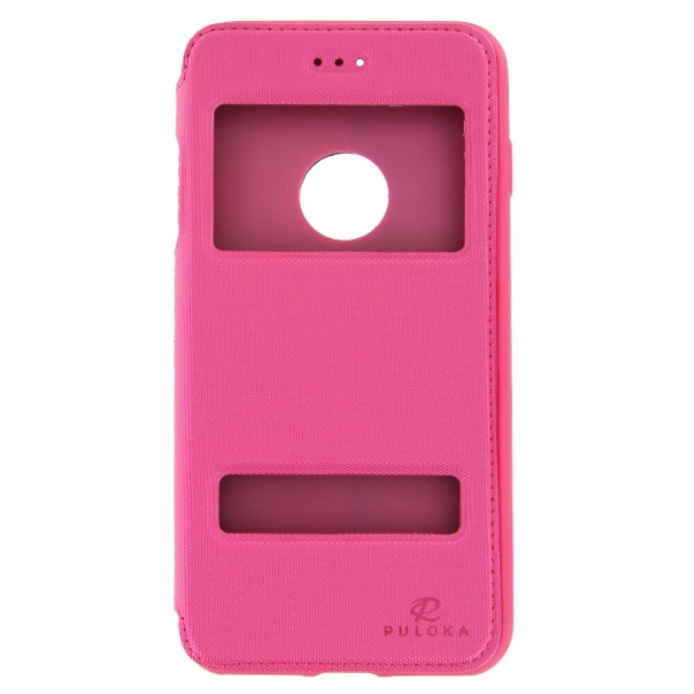 Pouzdro Puloka Flip pro iPhone 7 Plus, růžové