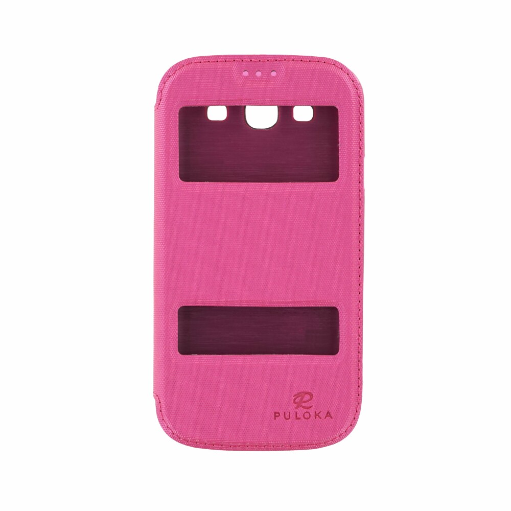 Pouzdro Puloka Flip pro Samsung Galaxy S3, růžové