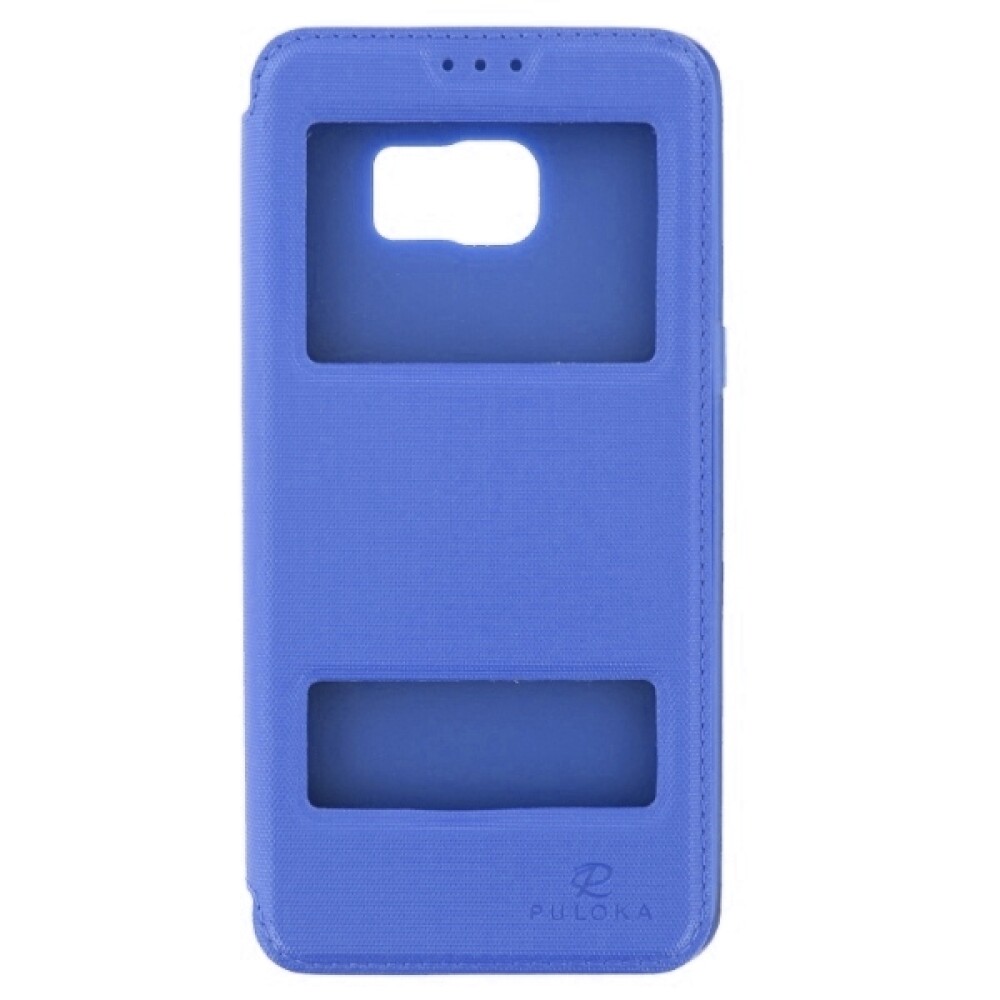Pouzdro Puloka Flip pro Samsung Galaxy S6 Edge Plus – modré