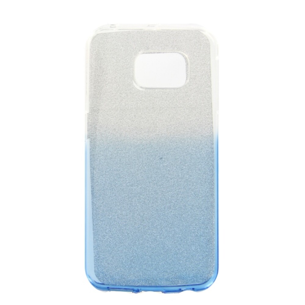 Pouzdro z TPU Shine pro Samsung Galaxy S6 Edge, modré