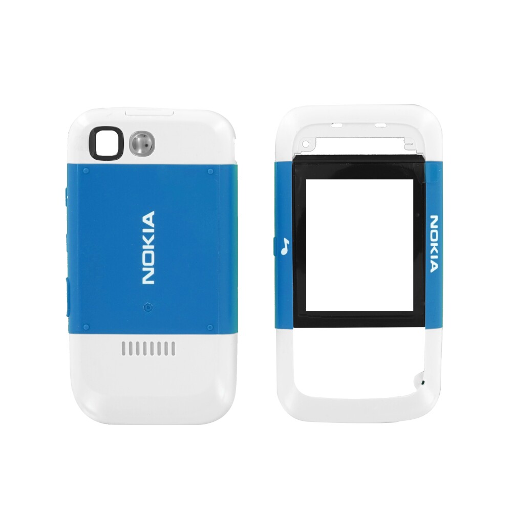 Přední a zadní kryt k telefonu Nokia 5200, modrý