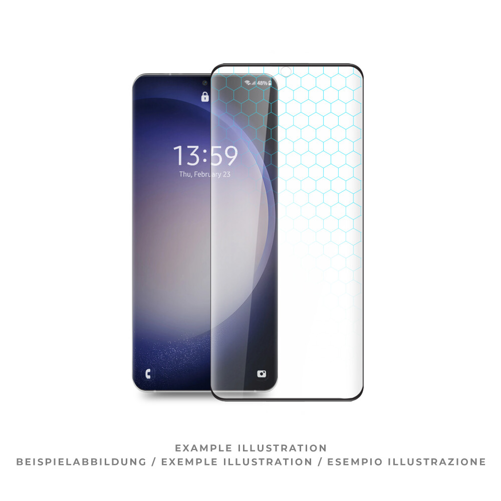 Prio 3D tvrzené sklo s ochranou proti poškrábání pro Samsung S24 Ultra, černé