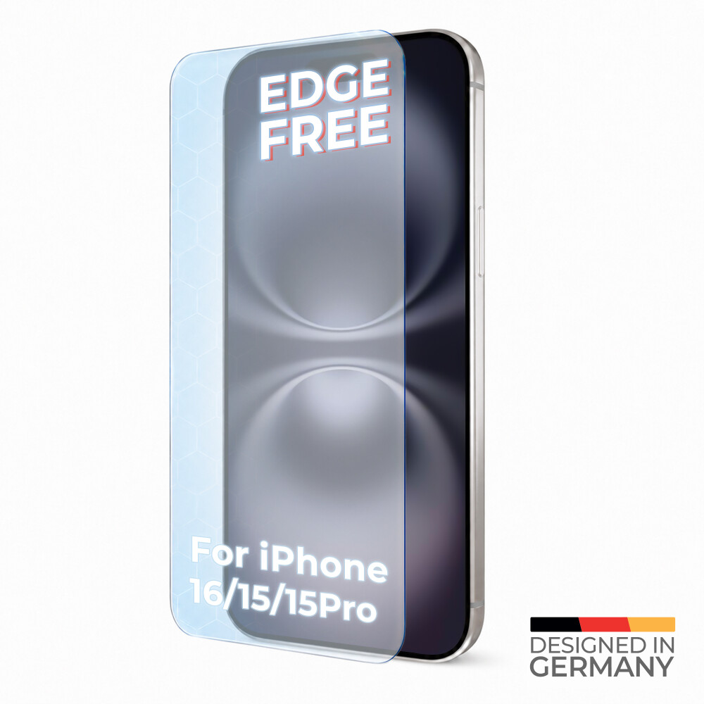 Prio nárazuvzdorné tvrzené sklo pro iPhone 16/15/15 Pro (6,1 palce), čiré