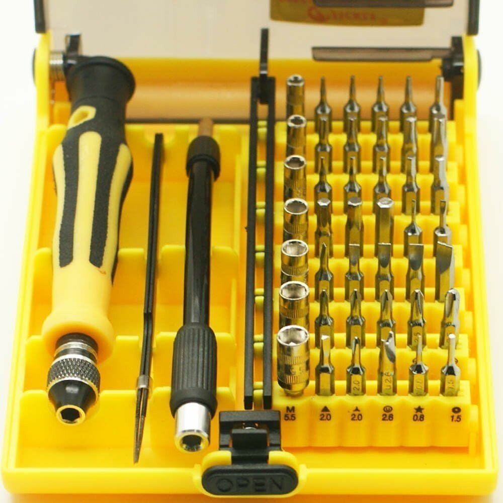 Profesionální sada šroubováků 45 v 1 pro opravy elektroniky JK-6089B, iPhone, Samsung