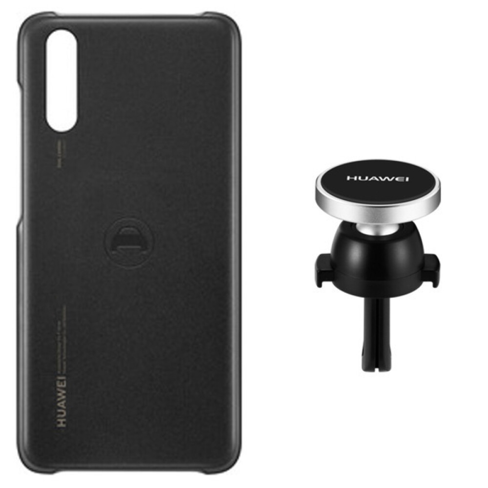 Sada do auta pro Huawei P20 (držák a kryt) – černá