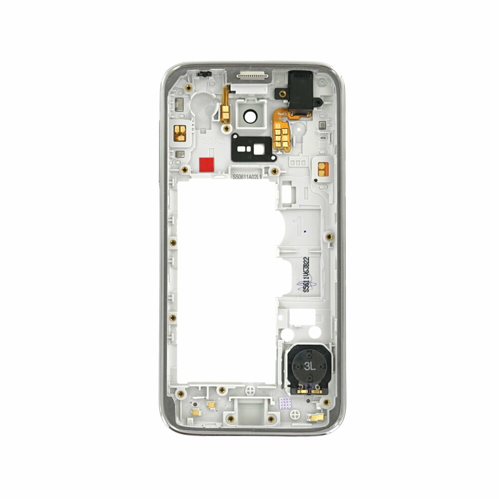 Samsung Galaxy S5 mini G800 – střední kryt, bílý