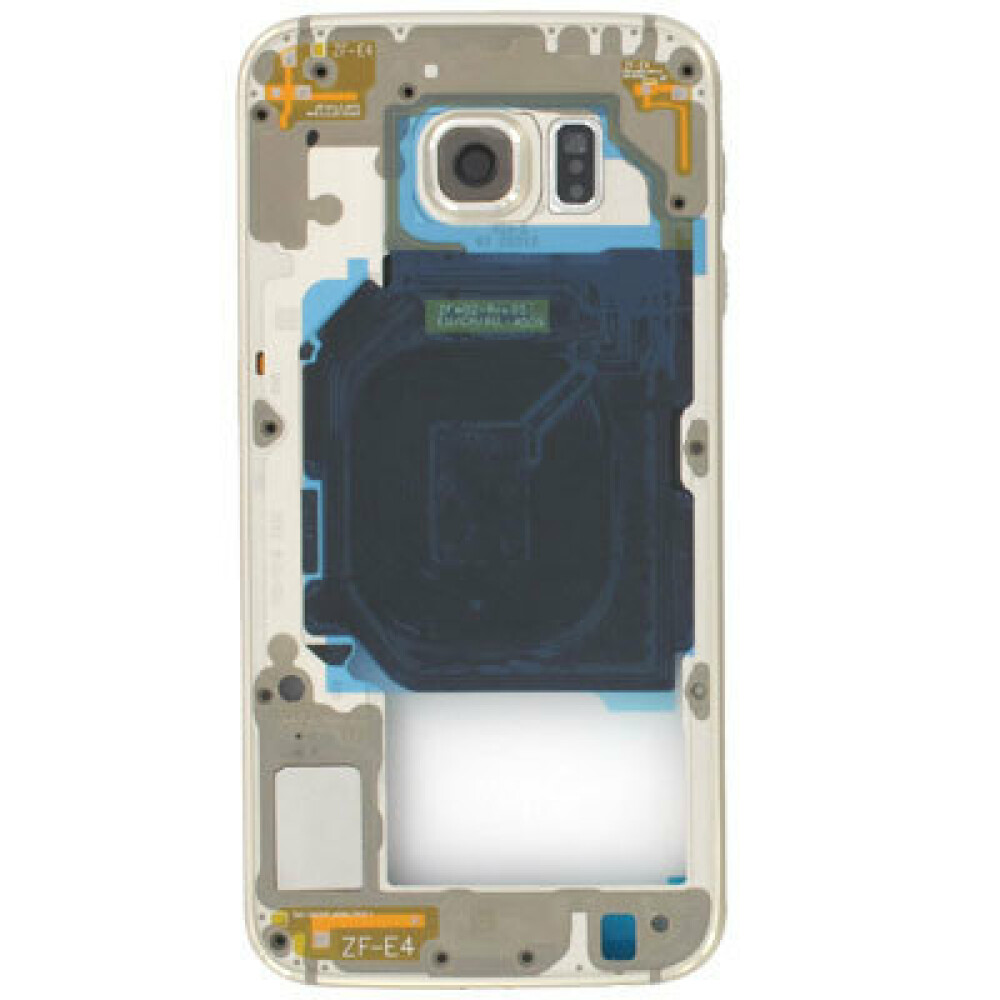 Samsung Galaxy S6 G920F – střední kryt, zlatý