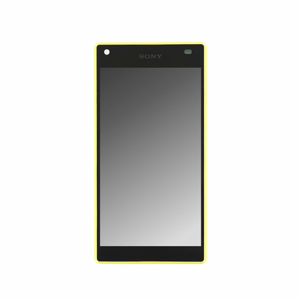 Sestava LCD displeje pro Sony Xperia Z5 Compact E5823 – žlutá | 1297-3733