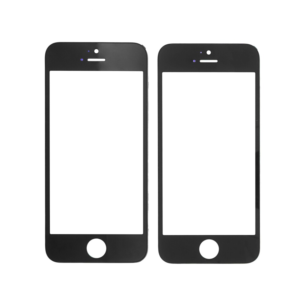 Sklo displeje + rámeček pro iPhone 5/5s, černé