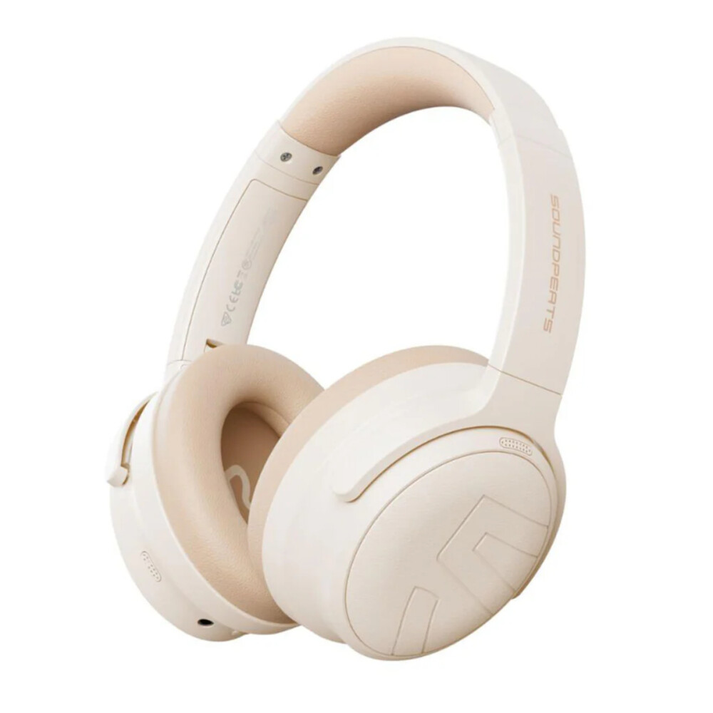 SoundPEATS Space Pro náhlavní sluchátka, béžová barva