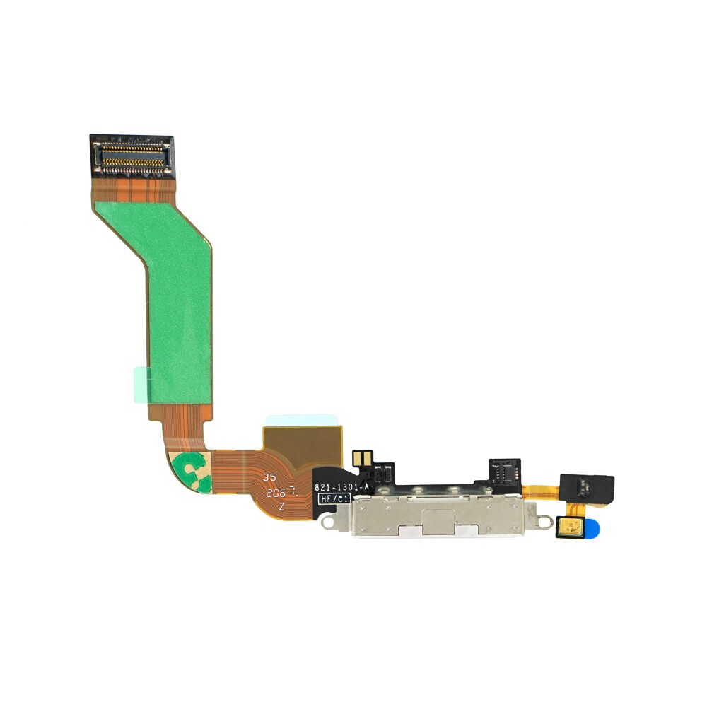 Systémový konektor + ohebný kabel pro iPhone 4s, bílý