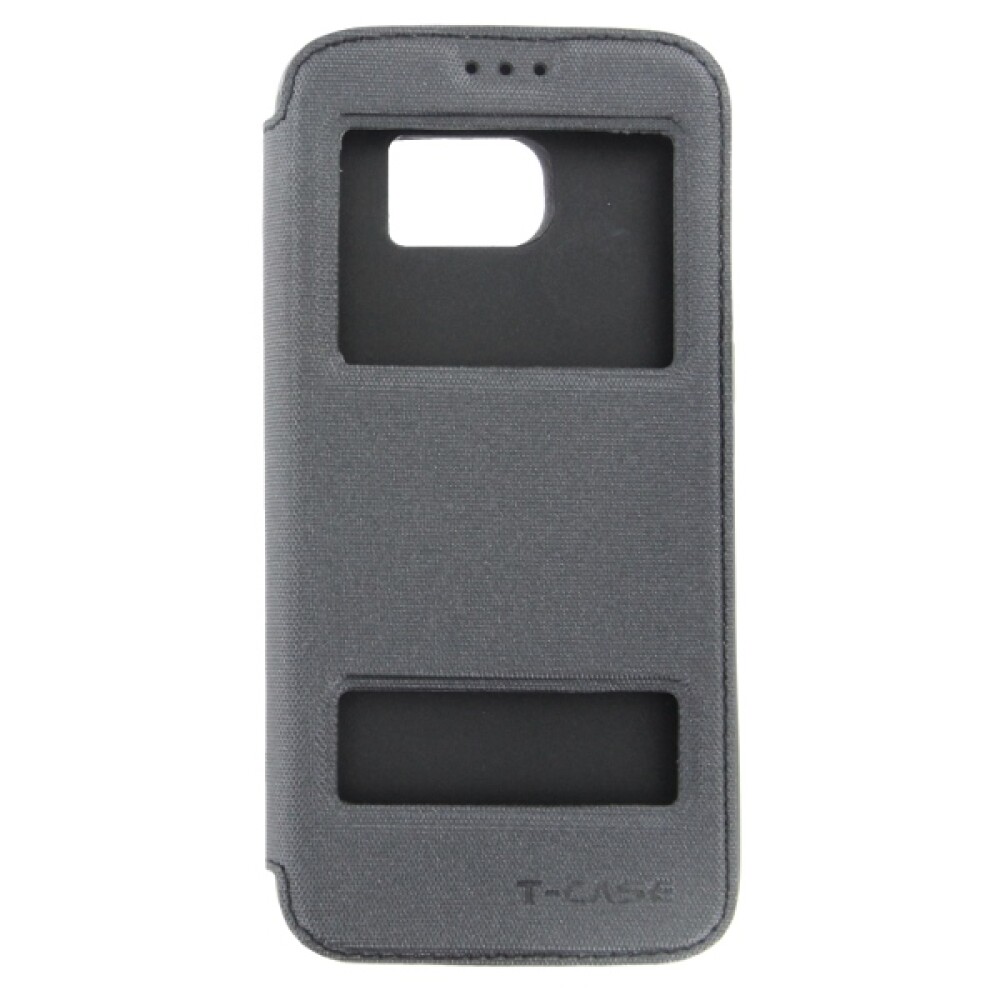 T-CASE Lux Magnet FlipCase pro Galaxy S7 Edge – černé