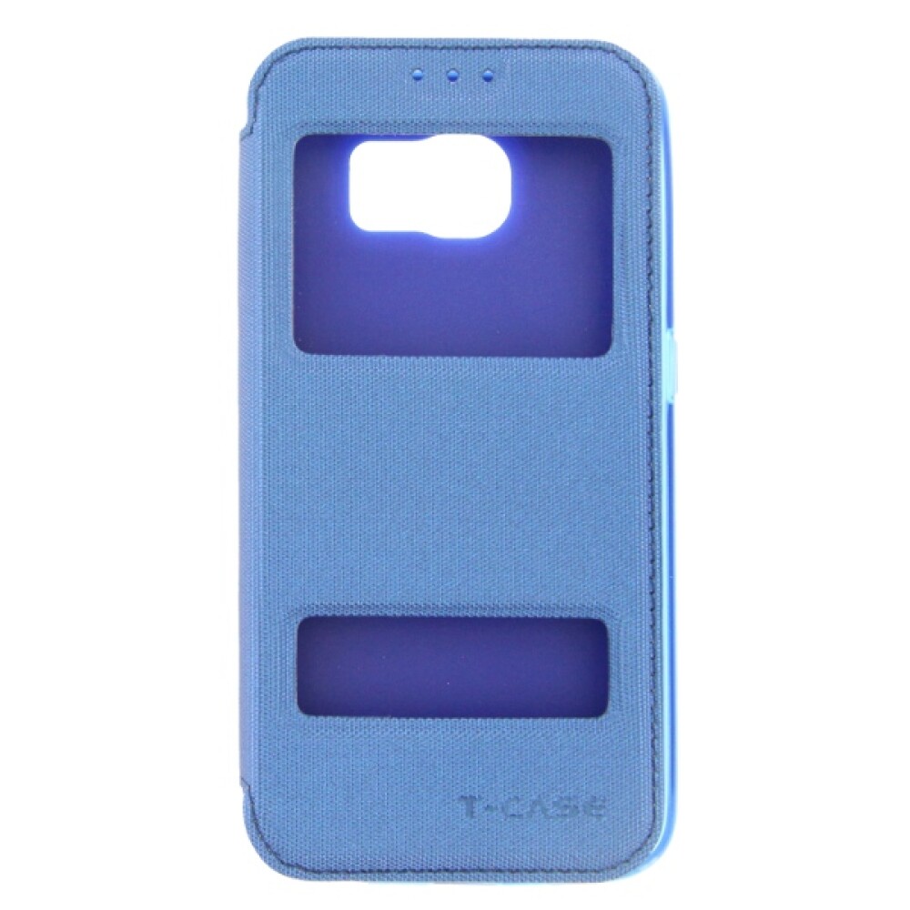 T-CASE Lux Magnet FlipCase pro Samsung Galaxy S6, modré
