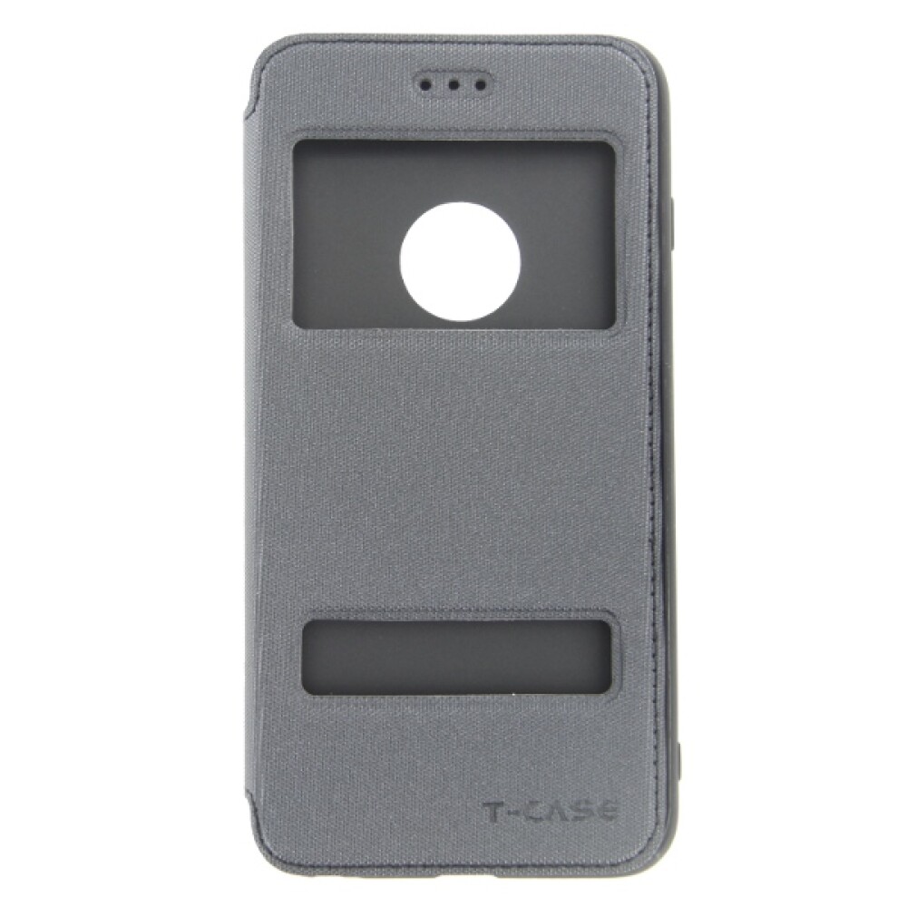 T-CASE Magnet FlipCase View pro iPhone 6/6s Plus, černé