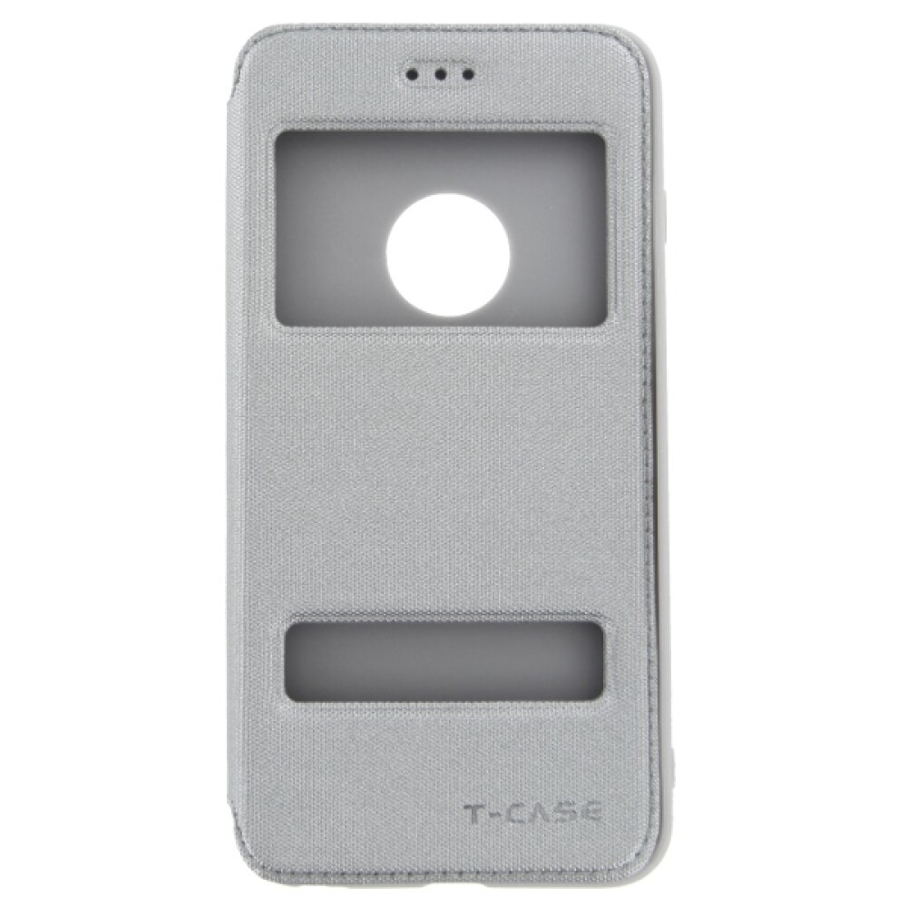 T-CASE Magnet FlipCase View pro iPhone 6/6s Plus, šedá