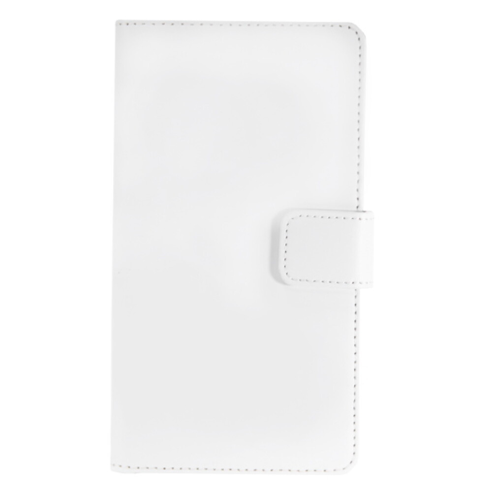 Tenké kožené pouzdro na Galaxy Note 4 – bílé 4250710555789