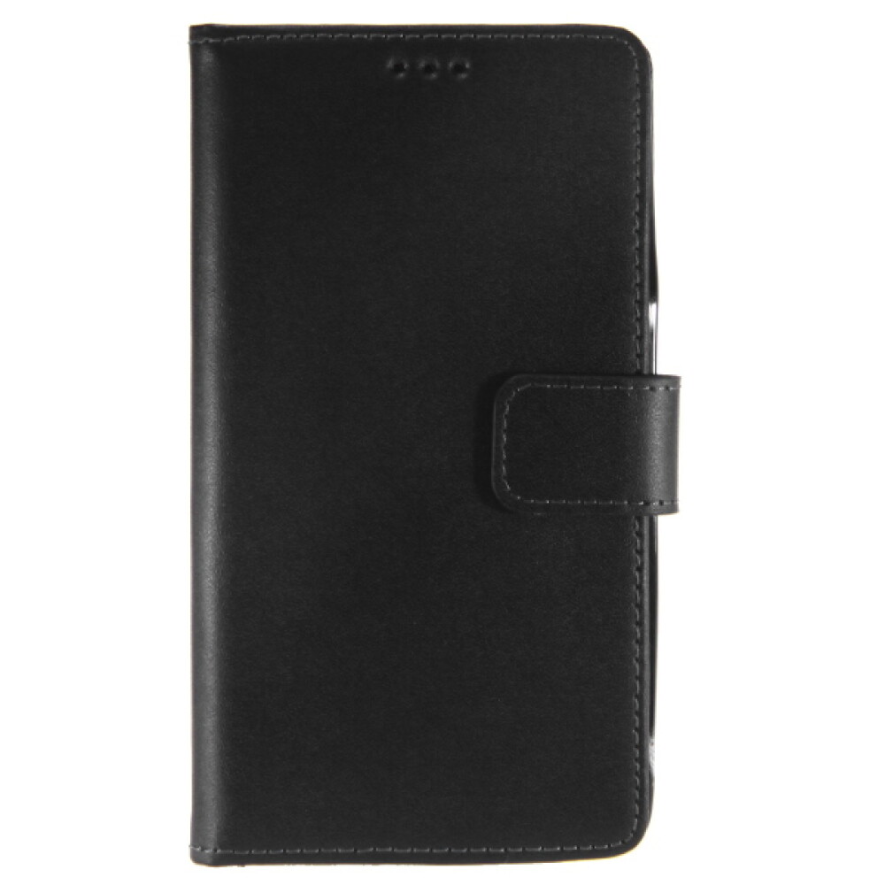 Tenké kožené pouzdro na Galaxy Note 4 – černé 4250710555772